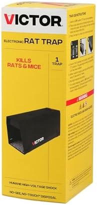 Victor M241B Indoor Electronic Humane Rat and Mouse Trap - No Touch, No See Electric Rat and Mouse Trap
