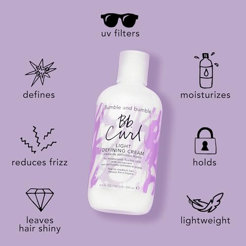 Bumble and bumble. Curl Light Defining Styling Cream | For Moisturized Flexible Curls | Anti Frizz | Curly, Wavy | With Jojaba Oil, Avocado Oil + Coconut Oil