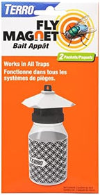TERRO T382 Fly Magnet Replacement Bait - 2 Fly Magnet Trap Attractants