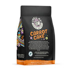 Bones Coffee Company Carrot Cake Flavored Coffee Beans, Whole Bean Coffee Medium Roast Low Acid, Carrot Cake Flavor (12 oz)