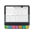 e-Pill 5 Times a Day x 7 Day Large Weekly Pill Organizer, Vitamin and Medicine Pill Box - with Discreet Case