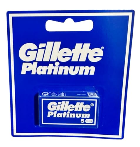 50 Gillette Platinum Double Edge Razor Blades