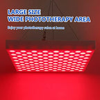 Red-Light-LED-Therapy-Panel - Infrared Red Light Therapy Lamp Device for Body,LED 660nm and Near Infrared 850nm Light Combo