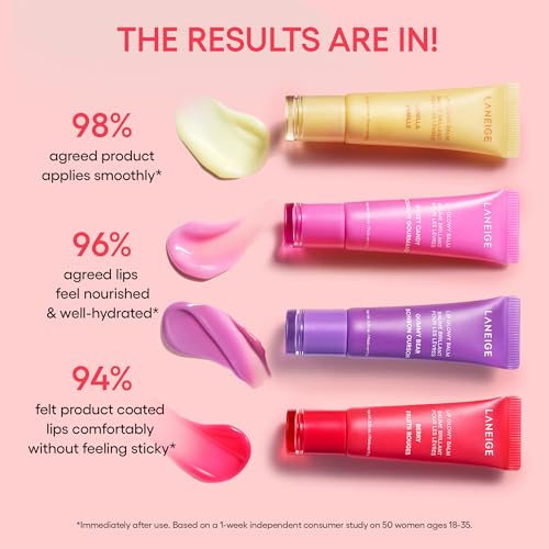 LANEIGE Lip Glowy Balm: Hydrate, Glossy, Lightweight, Moisturize & Tint with Shea Butter