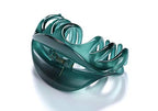 Hair Claw for Women, 4 Inch Pretty Hair Clip, Hair Grip for Thick Hair, Coffee and Niagara blue