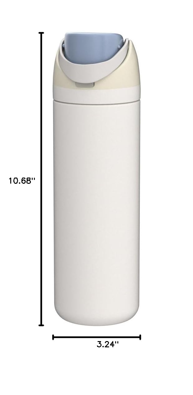 Owala FreeSip Stainless Steel Water Bottle 24 oz Iced Breeze