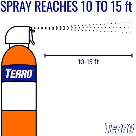TERRO T1700SR 2 Pack 19 oz Outdoor Ant Killer Spray, White