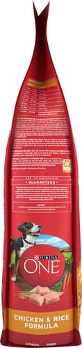 Purina ONE Chicken & Rice Formula Dry Dog Food, 8 lb Bag