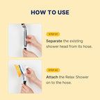 [PETHROOM] Pet Relaxing Grooming Brush Scrubber Shower Wash Head Attachment for Dogs and Cats Spa Washing and Bathing | Dog Cat Hair Deshedding Splash Shield | Massage Rubber Bath Tool