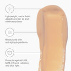 DRMTLGY Matte Tinted Moisturizer SPF 46 – Anti-Aging Face Sunscreen & Lightweight Makeup with Broad Spectrum UV Protection – Hydrating Skin Care & Face Moisturizer – FSA HSA Eligible (1.7 oz)