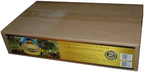 Mann Lake Ultra Bee Pollen Substitute Patties, High Protein, Boosts Brood, Healthy Colony, Beekeeper Essential, Free from Animal by-Products, Rich in Vitamins & Amino Acids, 40 Lbs