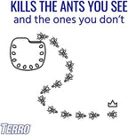 TERRO T334SR Indoor Multi-Surface Liquid Ant Bait and Ant Killer - 8 Discreet Bait Stations - Kills Common Household Ants