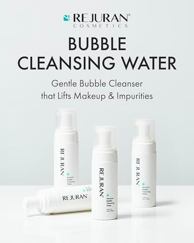 REJURAN® Turnover Ampoule 1.01 fl oz & Moisture Bubble Cleansing Water 5.07 fl oz - Anti-Aging Face Serum Firmness, Radiance - c-PDRN® - Facial Foaming Cleanser pH-Balanced Hydratin Korean Skin Care