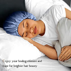 YANIBEST Double Layer Satin Bonnet Silk Bonnet Adjustable Hair Bonnet for Sleeping Hair Bonnets for Women Curly Natural Hair