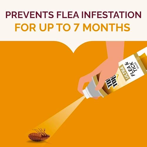 Hot Shot Ultra Flea & Tick Killer (Aerosol), Formula Kills Fleas, Flea Eggs and Flea Larvae, Ticks, Carpet Beetles and Dust Mites, 16 Ounces