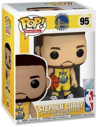 Stephen Curry Golden State Alternate Jersey #95 Pop Sports NBA Action Figure (Bundled with Pop Protector to Protect Display Box)