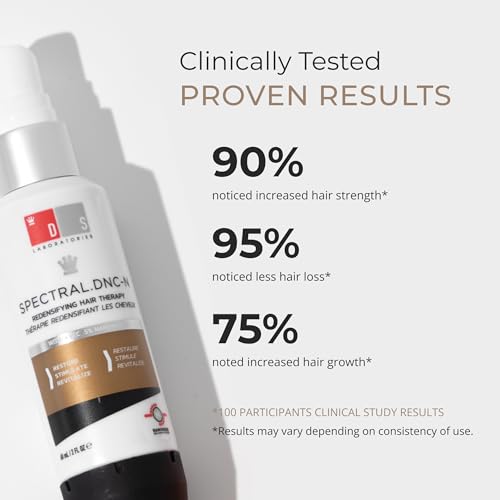 Spectral.DNC-N Hair Thickening, Strengthening Hair Serum for Men and Women by DS Laboratories - Supports Hair Growth, Minimize Shedding, Experience Thicker, Fuller, Stronger Hair, Color Safe (2 fl oz)