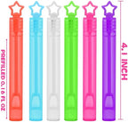 200 Pcs 20 Colors Mini Star Bubble Wand Bulk in Gift Box, Neon Bubbles Party Favors For Kids, Classroom Giveaways, Goody Bags Stuffer, Carnival Prizes Toy, Birthday Treats, Party Supplies for Toddlers