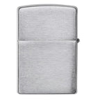 Zippo Classic Brushed Chrome Pocket Lighter - Windproof & Refillable Flip-Top Metal Lighter - Everyday Use Pocket Lighters - Luxury Lighters Made in USA