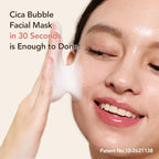 MENOKIN 30 Seconds Bubble Serum Mask [No wait, Simply rubbing the bubble into your skin, finish the facial mask][CLEAR] Centella asiatica & calming mask, Radiance-boosting 3.21 fl.oz