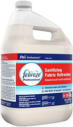 Febreze 72136 Professional Sanitizing Fabric Refresher, Light Scent, 1 gal, Ready to Use, 3/Carton