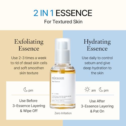 mixsoon Bean Cleansing Oil 6.59 fl oz / 195ml + Bean Essence 1.69 fl oz/50ml