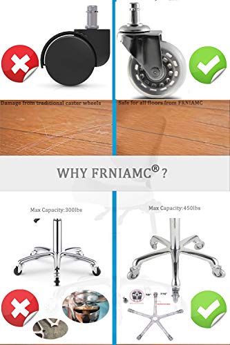 FRNIAMC Professional Saddle Stool with Wheels Ergonomic Swivel Rolling Height Adjustable for Clinic Dentist Beauty Salon Tattoo Home Office (Camel)