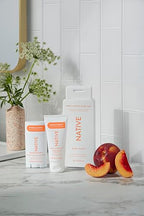 Native Whole Body Deodorant Cream Contains Naturally Derived Ingredients, Deodorant for Women & Men | 72 Hour Odor Protection, Aluminum Free with Coconut Oil and Shea Butter | Sweet Peach & Nectar