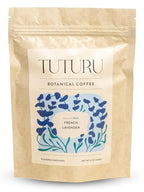 Organic Lavender Ground Coffee | Real Lavender Flower | Medium Roast, Organic Flavored Coffee | Smooth Low-Acid | Perfect for Drip, Pour Over or Cold Brew | 8 oz, 22 Servings