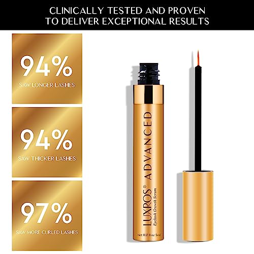 Eyelash Growth Serum: Get Thick, Strong Lashes in Just 3-4 Weeks with Our Plant-Based Eyelash Growth Serum - No Parabens or PG (5 ML)