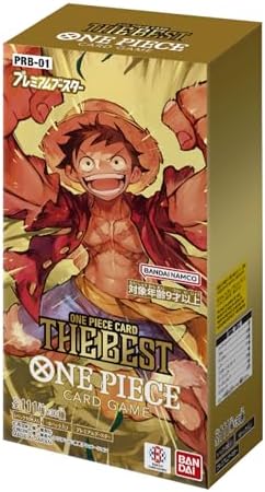BANDAI ONE Piece Card Game Premium Booster ONE Piece Card The Best [PRB-01] (Box) 10 Pack