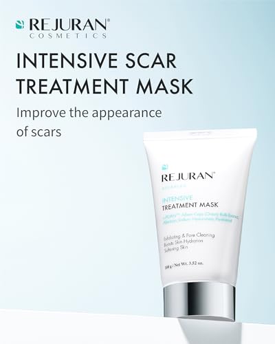 REJURAN® Advanced Intensive Scar Treatment Mask, c-PDRN® - Facial Wash-Off & Sleeping Mask for Soft, Smooth Skin Texture, Clinically Developed (3.52 oz)