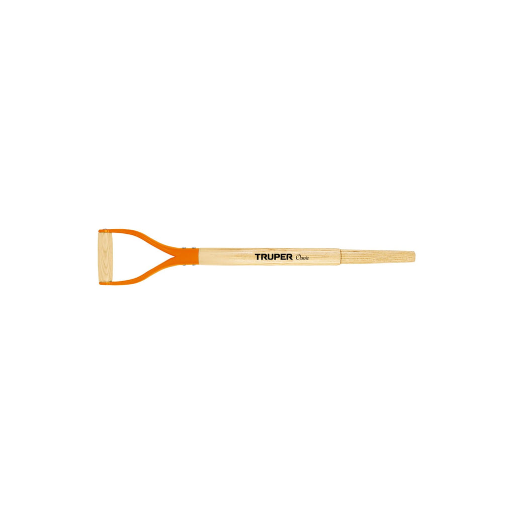 Truper Replacement Handle for Classic Shovel with Y Grip, 28-Inch Wood Handle, Anti-Rotation Fixing System (Model MG-PY / 15900)