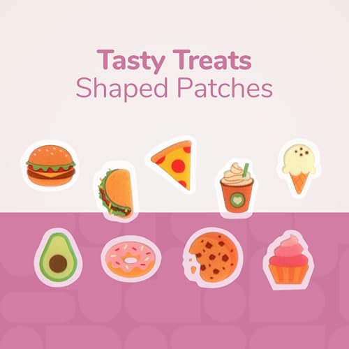 BioSwiss Pimple Patches, Tasty Treats Shaped Acne Patch for Zits and Blemishes, Hydrocolloid Spot Stickers for Face and Skin, 144 Count