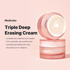 medicube Triple Collagen Cream - Hydrating & Firming Moisturizer with Hyaluronic Acid, Premium Elastin, Shea Butter - Wrinkle Care & Boosts Elasticity - Korean Skincare, 1.69 oz