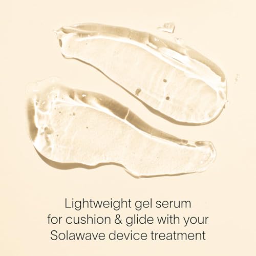 Solawave Wand Skin Therapy Activating Serum | Hyaluronic Acid and Peptides | Enhance Skincare Device Results | Hydrating Microcurrent Galvanic Current | Wrinkle Smoothing