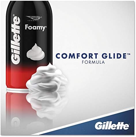 Gillette 14501 Foamy Shave Cream, Original Scent, 2 oz Aerosol, 48/Carton