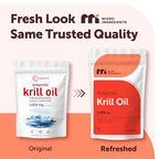 Micro Ingredients Antarctic Krill Oil Supplement, 1000mg Per Serving, 300 Soft-Gels, Rich in Omega-3s EPA, DHA & Natural Astaxanthin, Supports Immune System & Brain Health, Easy to Swallow