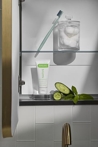 Native Whole Body Deodorant Cream Contains Naturally Derived Ingredients, Deodorant for Women & Men | 72 Hour Odor Protection, Aluminum Free with Coconut Oil and Shea Butter | Cucumber & Mint