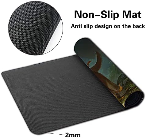 Board Game TCG Playmat Table Mats Games Size 60X35 cm Mousepad Compatible for MTG CCG RPG Trading Card Game (Ferocious PUP)