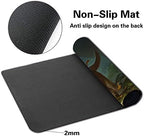 Board Game TCG Playmat Table Mats Games Size 60X35 cm Mousepad Compatible for MTG CCG RPG Trading Card Game (Ferocious PUP)