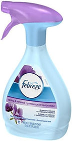 Febreze Fabric Refresher/Odor Eliminator, Spring and Renewal, 27 Oz Spray Bottle