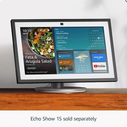 Amazon Premium Adjustable Stand | Designed for Amazon Echo Show 15 (sold separately)