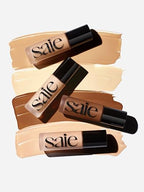 Saie Glowy Super Skin Tint Liquid Foundation - Hydrating Serum Foundation with Lightweight, Medium Coverage - Formulated with Hyaluronic Acid to Hydrate, Brighten and Plump - Shade 20 (1.01 oz)