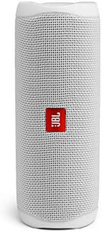 JBL FLIP 5 Waterproof Portable Bluetooth Speaker - White (Renewed)