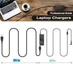 90W Universal AC Adapter Laptop Charger Compatible with Dell HP Acer Asus Lenovo IBM Sony Fujitsu Gateway Notebook Ultrabook Chromebook Power Supply Cord with 16 Tips