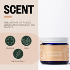 PurO3 Ozonated Coconut Oil – Pure, Natural, Organic Skincare for Face & Body – Oxygenated Healing Lotion, Moisturizer & Beauty Cream in a Glass Jar – O3 Therapy Salve, 2 oz