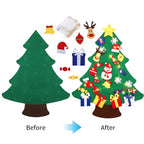 3FT DIY Felt Christmas Tree for Kids with 31pcs Detachable Ornaments,Wall Hanging Xmas Gifts Christmas Decorations