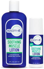 Epsom-It Soothing Muscle Set - Roll On Epsom Salt and Magnesium Lotion, for Muscle Aches and Stiffness, Tired Legs, Knees, and Achy Feet (2-Pack)