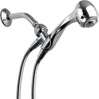 Niagara Conservation N2942CH Earth Spa 3-Spray with 1.25 GPM 2.7-in. Wall Mount Handheld Shower Head in Chrome, 1-Pack | Bathroom Shower Head Sprayer with Pressure Compensation Technology